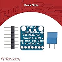 AZDelivery MAX98357A I2S 3W Mono Verstärker der Klasse D filterloses Amplifier Breakout-Modul DAC Decoder-Modul Audio Board mit breitem Anwendungsbereich inklusive E-Book – Ansicht 3