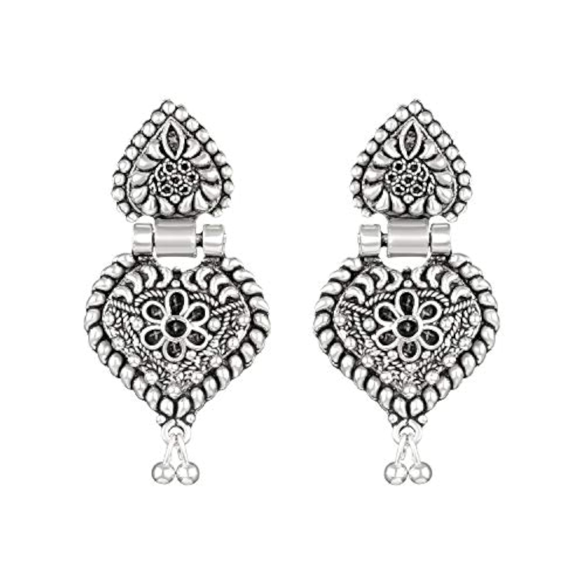 Choker Oxidised Necklace Set