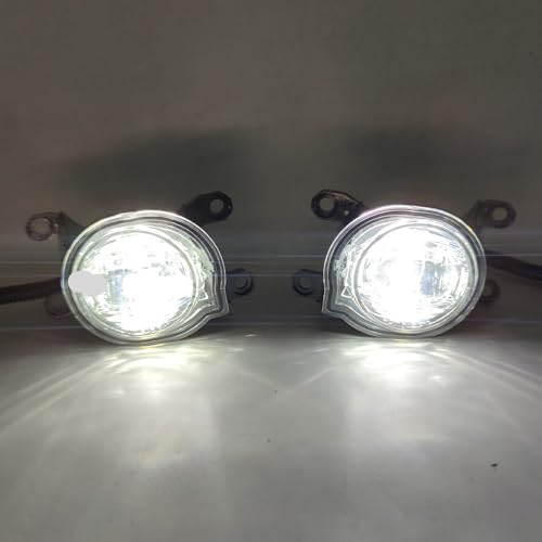 Cubierta marco luces antiniebla de acabado resistente para parachoques de Yaris Ativ 6