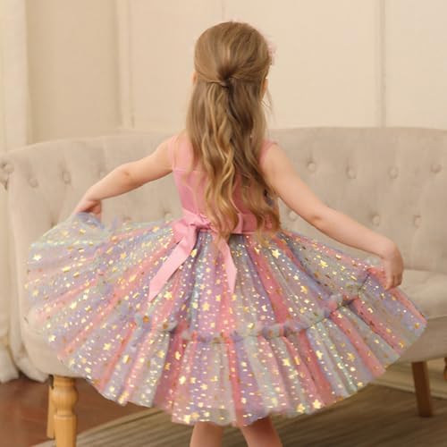 2025 Girl Dress Wedding Party Tulle Princess Pageant Ball Gown Toddler Formal Dresses with Bowknot 1-8Y4