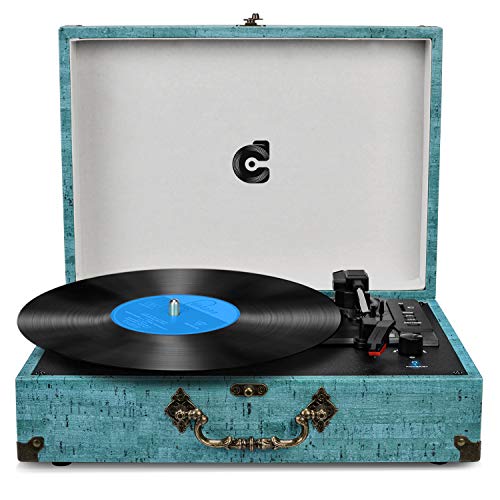 Record Player with Speakers Vinyl Record Player Wireless Turntables for Vinyl Records Suitcase