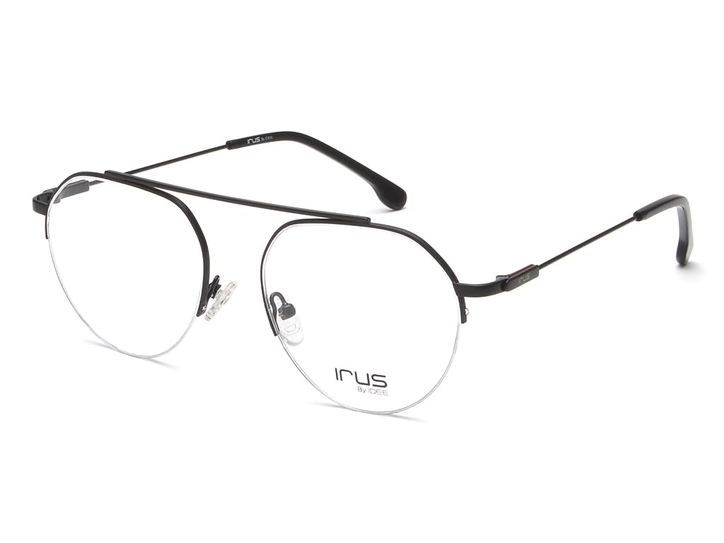 IRUS | Men | Medium | Half Rim | Oval | Frame: Black Metal-picture-11