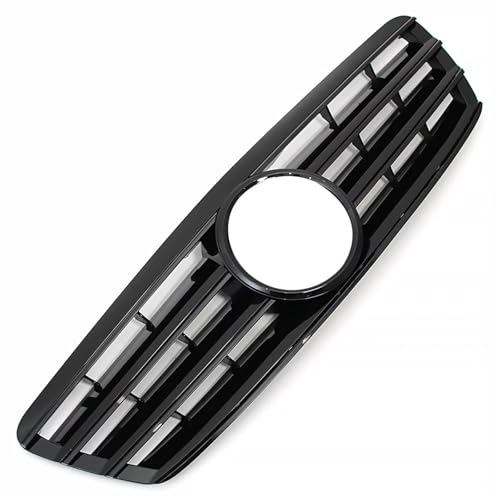 Calandre pour Benz Classe C W203 2001-2007 style diamants chrome noir - 2
