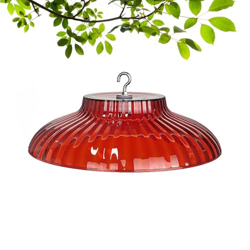 Déflecteur de la crèche d'oiseau | Protection d'écureuil étanche avec Bouclier Anti-épité | Barrière en métal Suspendu pour éviter Les écureuils, Accessoires pour Les mangeoires de Jardin