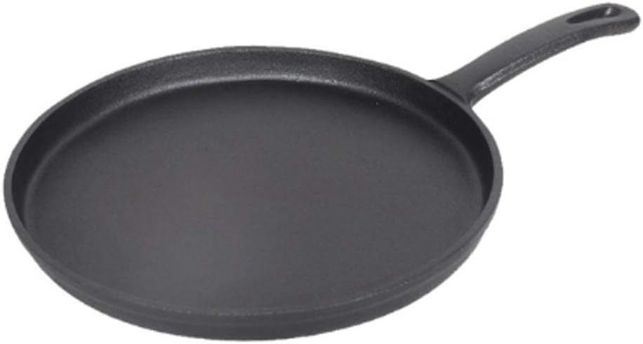 26cm ened Cast Iron Non-Stick Frying Pan Layer-Cake Cake Pancake Crepe Maker Flat Pan Griddle Breakfast Omelet Baking Pans