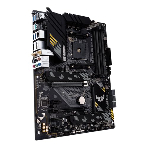 ASUS TUF Gaming B550-PLUS WiFi II AMD AM4 (3rd Gen Ryzen™) ATX Gaming Motherboard (PCIe 4.0, 6, 2.5Gb LAN, BIOS Flashback, USB 3.2 2, Addressable 2 RGB Header and Aura Sync) - image 9
