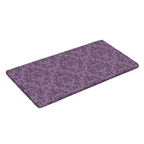 Nappe rectangulaire violette anti-vent et anti-tache élastique 152 cm