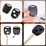 2-Pack Car Key Fob Case Replacement – Durable Key Fob Covers, Compatible with Toyota Yaris Corolla Avensis RAV4 Celica Camry Echo Prado Remote Car, Protect Your Key Fob from Damage - Image 5