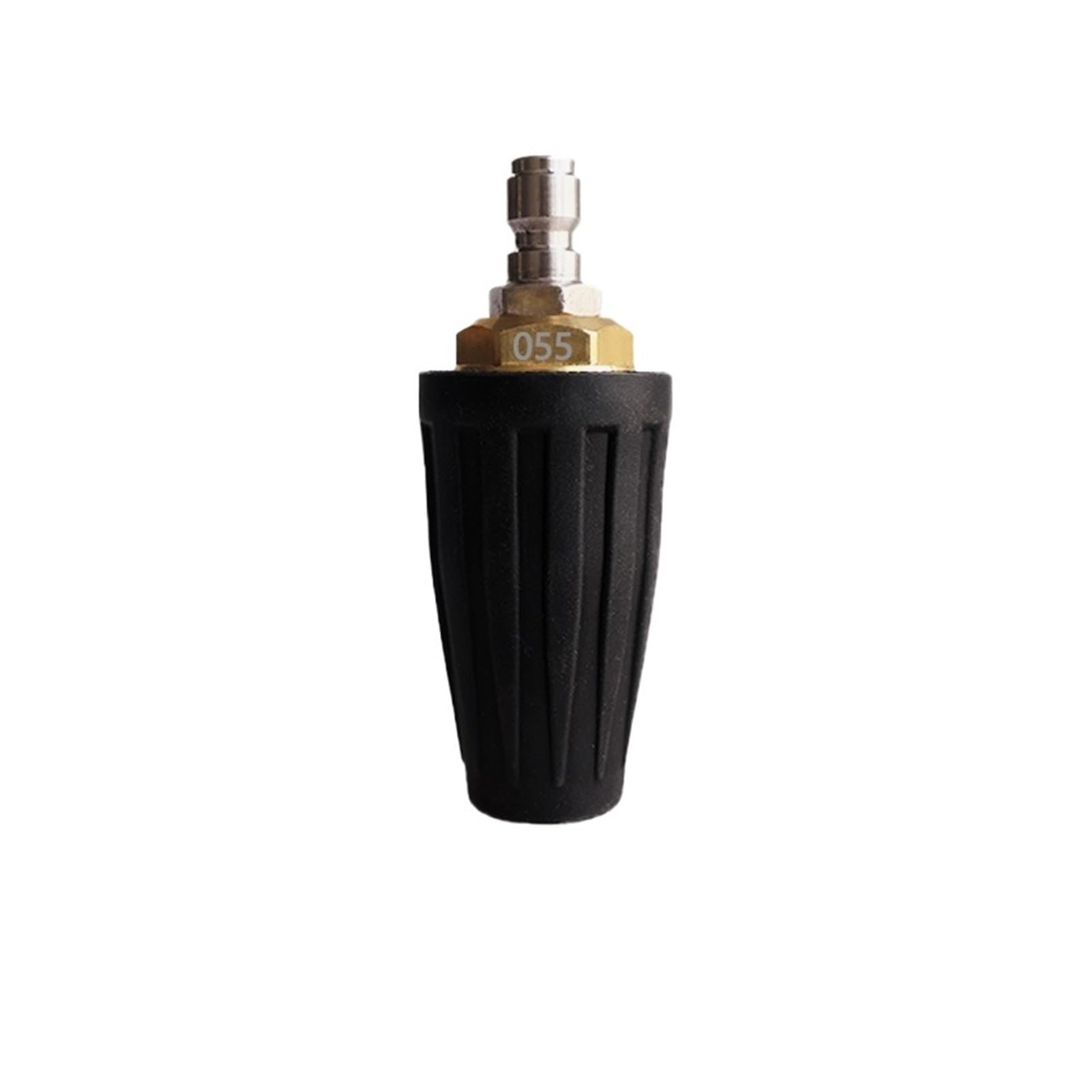 Turbodysza myjki ciśnieniowej, szybkozłącze 1/4", 4000 PSI, kryza 3,0–6,0 GPM Obrotowa mosiężna dysza do skutecznego czyszczenia betonu, cegieł, łodzi i podłóg garażowych(5.5gpm)