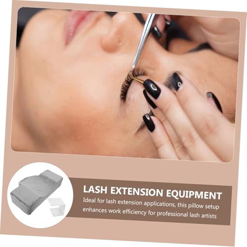 Oreiller extensions de cils ergonomique avec support acrylique stable