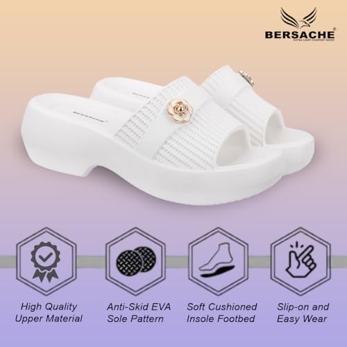 Image of BERSACHE Extra Soft Classic Casual CHAPPAL with Regular wear with Ultra Soft & Flexibility Technology Slippers for Women 's
