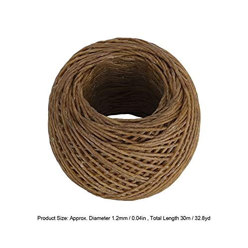 Pavio de vela de cera de abelha, pavio de vela de 2 peças de 1,2 mm manual de aromaterapia segurança