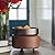 CANDLE WARMERS ETC 2-in-1 Candle and Fragrance Warmer for Warming Scented Candles or Wax Melts and Tarts with to Freshen Room, Golden Pewter Walnut