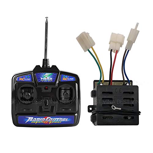27Mhz Universal Remote Control and 12V Receiver Kit Transmitter Motherboard Control Box Accessories for Kids Electric Cars Children Electric Ride On Car Replacement Parts