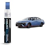 COSLAKE Car Touch Up Paint(Performance Blue(SFB)) for Hyundai, Car Paint Scratch Repair Kit, Quick & Easy Solution to Repair, 2 in 1 Scratch Remover Pen with Color-Matched