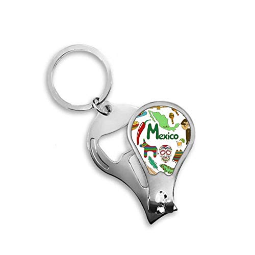 Coupe-ongles Mexique motif animal en acier robuste de précision pour pédicure