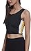 Produktbild Urban Classics Damen Side Stripe Cropped Zip Top, Mehrfarbig (Black/White/Chromeyellow 01302), S