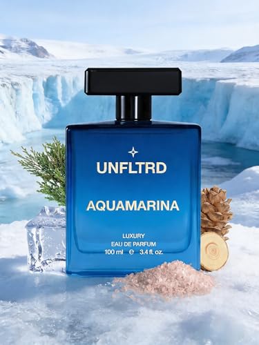 Image of AQUAMARINA | Eau De Parfum | EDP 100ml | Long Lasting Unisex Perfume | Aquatic, Marine, Fresh | Cool Daily Wear Fragrance | Aquatic Freshness in a Bottle | Perfect for Summers