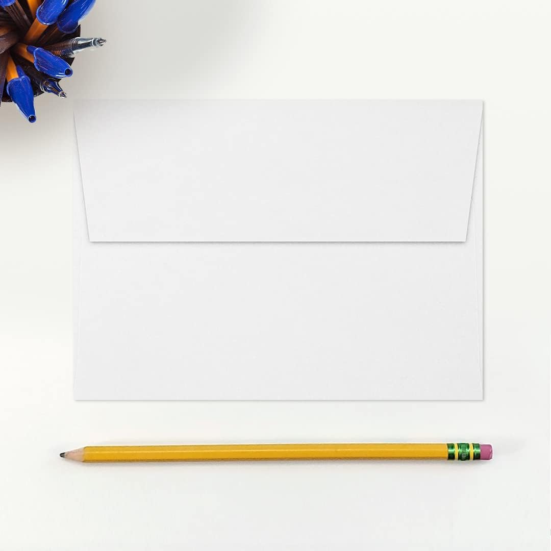 LUXPaper A7 Invitation Envelopes | Peel & Press | 5 1/4" x 7 1/4" | Bright White | 32lb. Paper Weight (80lb. Text) | 50 Qty (Pack of 3)