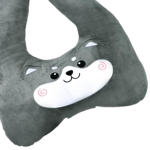 Almohada ajustable de algodón suave para viaje en auto miniatura 4