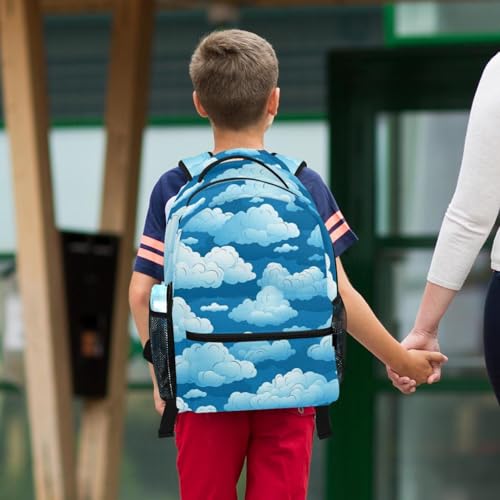 Ensemble sac à dos enfant et trousse Colorful Clouds pour une rentrée joyeuse