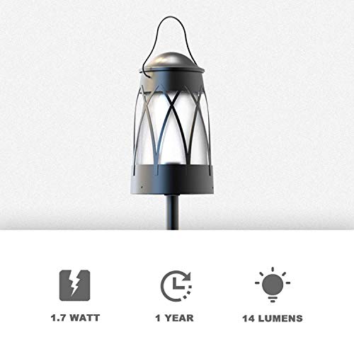 Malibu Georgetown Collection Low Voltage Led Tiki Torch - Lantern Combination Led Low Voltage Landscape Lighting 8401-5530-01 #TOP3