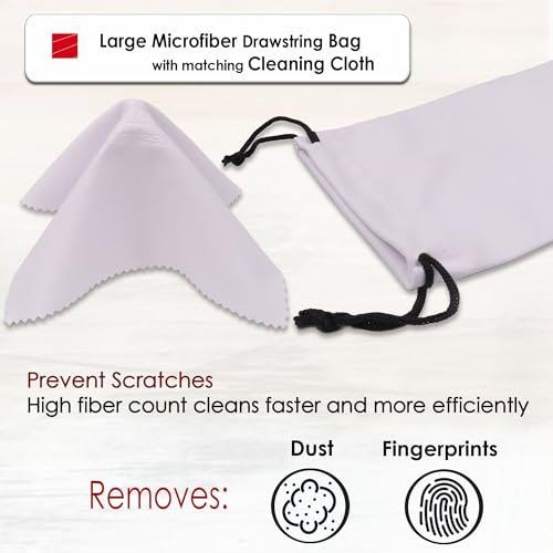Image of MyEyeglassCase Men Small Glasses case - Eyeglasses Hard Shell Holder Pouch & Cloth-Reading Slim & Narrow Case Heavy Duty