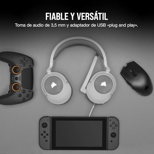 Variante de Corsair HS55 Surround 7.1 Auriculares Multiplataforma Blancos