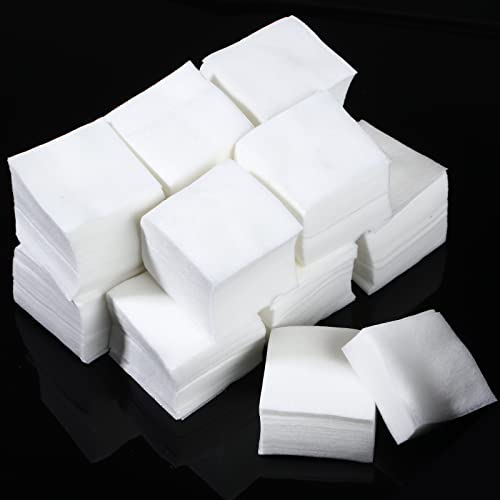 Gerrii 2400 Pcs Gun Cleaning Patches Lint Free 2'' Gun Cleaning Cloths Highly Absorbent Cotton Gun Cleaning Wipes For. 22-. 45 Cal, 5.56-9 Mm, White #TOP23
