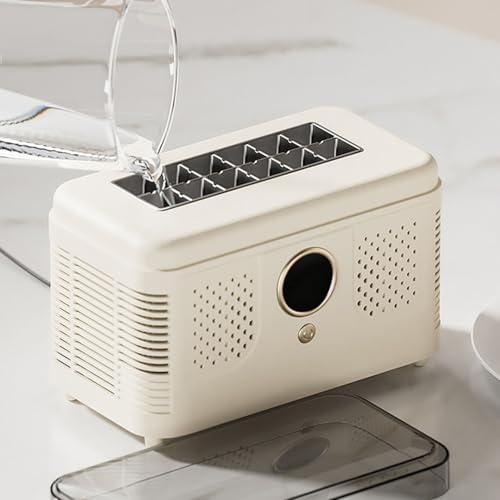 Mini Fabricadora de Hielo Portátil para Mesada Blanca miniatura 7