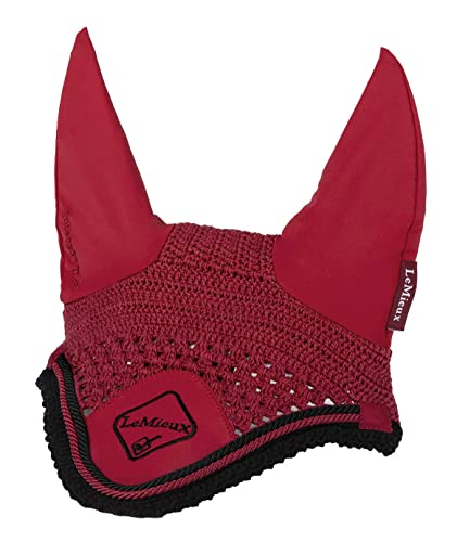 LeMieux Classic Lycra Fly Hood Chilli, Unisex-Adult, Medium Cover