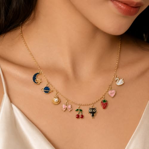 Image of Street27 DIY Jewelry Making Charms Set | Assorted Pendant Charms for Bracelets, Necklaces, Earrings, Keychains & Craft Projects | Mixed Designs for Jewelry Making Supplies