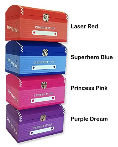 Treasure Chest Box - Superhero Blue #TOP7