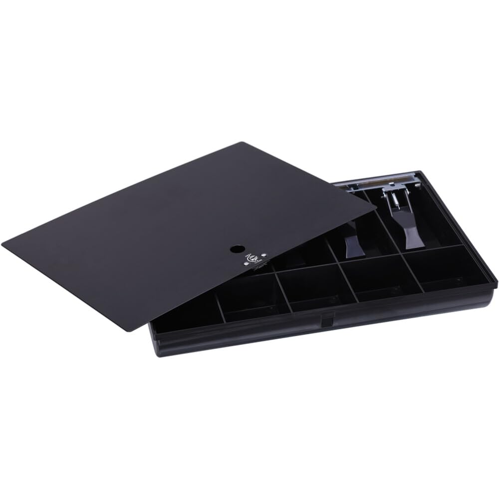 Sparco Geld Tablett, mit Verriegelung, 16 x 11 x 2–1/10,2 cm, schwarz (SPR15505)