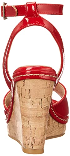 Cl By Chinese Laundry Women's Beaming Cloud Patent Wedge Sandal, Red, 9.5 #TOP2