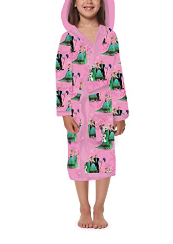 Jerry Fabrics Peignoir à Capuche pour Filles, Polyester, Multicolour, 78x42x1 cm Cover