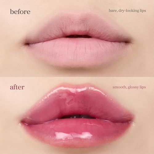 Image of NOONI Korean Lip Oil - Appleacaiberry | Long-Lasting, Moisturizing, Plumping, Revitalizing for Dry Lips, Waterproof, No Peel Off, Korean Tint, Hydrating Lip Stain, Nourishing Crystal Clear, 0.12 FL Oz