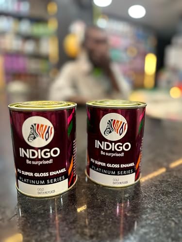 Image of Indigo PU Super Gloss Enamel Gold - 500ML (Pack of 2)