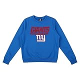 FOCO NFL New York Giants Women's Sequin Bling Sweatshirt - Size X-Large
