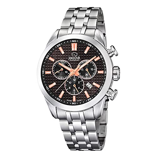 Montre JAGUAR J865/4 ACAMAR pour homme active avec bracelet acier noir