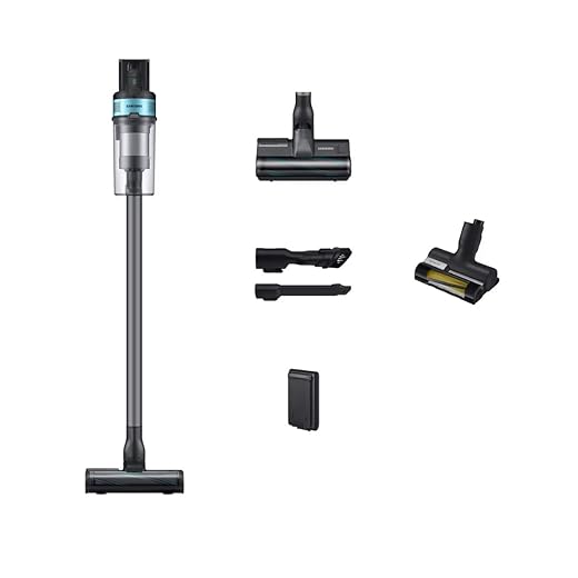 Samsung Jet 75E PetPRO VS20B75BGR1/WD Accustofzuiger, 200 W, incl. Dierenhaarborstel Huisdierborstel en andere accessoires, Mint,