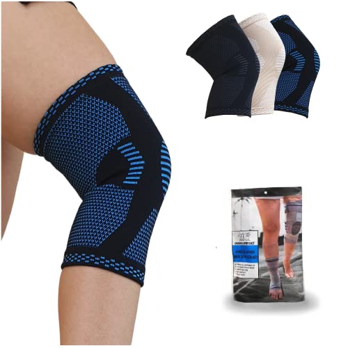 Knee Braces For Knee Pain Women - Knee Sleeves Weightlifting - Volleyball Knee Pads - Knee Compression Sleeves Men - Knee Brace for Meniscus Tear, MCL, ACL, Arthritis, Joint, Tendonitis, Patella, Hamstring, Leg Injury - Knee Support - Knee Pad - Knee