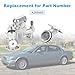 WMPHE Aluminum Engine Coolant Thermostat Housing Compatible with Jaguar Vanden Plas 2004-2005 S-Type 2003-2005 XJR 2004-2005 XJ8 2004-2005 Super 2005 Replacement for AJ89485