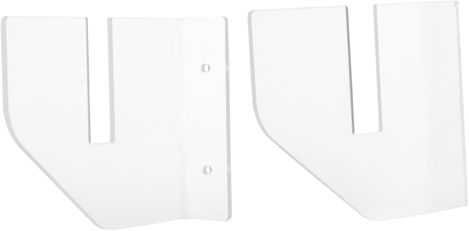 KICHOUSE Acrylic Skateboard Hanger Wall-mounted Storage Shelf Display Rack for Home Office