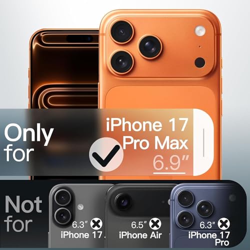 Image of iPhone 17 Pro Max Silicone Magsafe Case | Shock Proof Design & Camera Protection | Premium Rubberised Apple iPhone 17 Pro Max Cover (Microfiber Lining) | Magnetic Liquid Silicone - Black