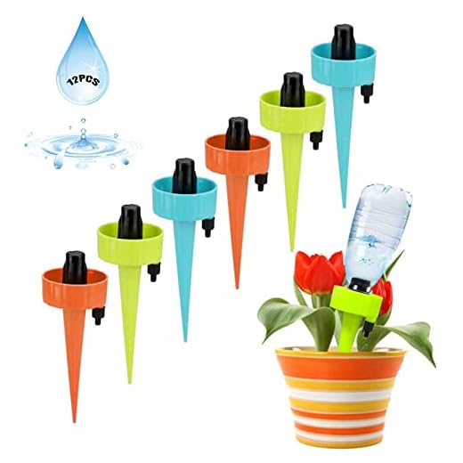 Blomma bevattningssystem 12 stycken automatiskt bevattningsset växter bevattningssystem krukväxter bevattningssystem för växter blommor krukväxter bevattning för de flesta flaskor