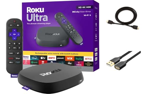 Roku Ultra Ultimate Streaming Player, 4K Streaming Device for TV,