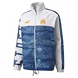 PUMA Olympique Marseille Street Soccer Track Trainingsjacke Herren blau/weiß, XXXL (64/66 EU)