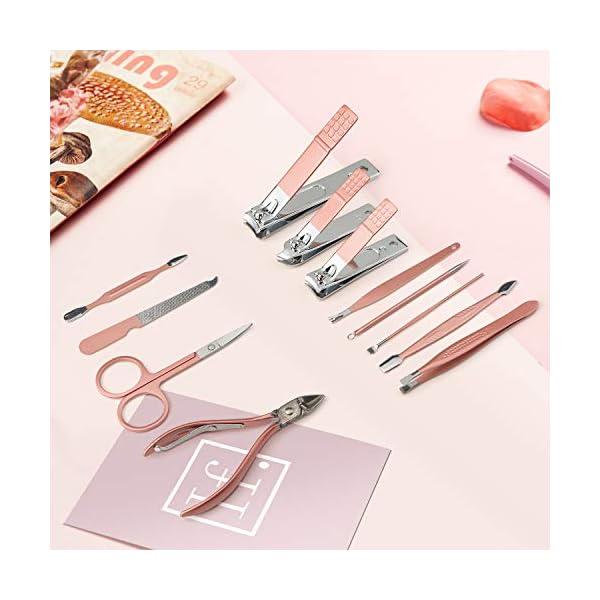Maniküre- & Pediküre-Sets， Maniküre Set, Pediküre Kit Pediküreset Maniküre Pediküre,nagelschere set,Messer für Pedicure… – Bild 3