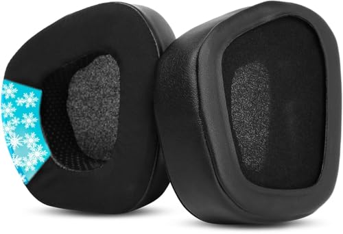 Almohadillas de Repuesto para Auriculares Corsair Void RGB Elite/Pro/Void RGB SE Gaming Headsets 7.1, Cojines con Envoltura de Cuero Premium, Gel Refrescante y Espuma Aislante de Ruido - Negro miniatura 1